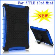 Stand armor ballistic case for iPad mini anti-scratch back cover