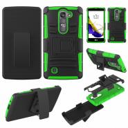 Stand holster hybrid silicone case for LG G4C G4 mini with belt clip