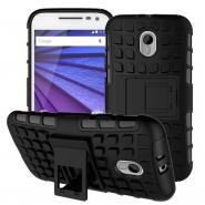 Stand armor ballistic case for Motorola G3 anti-scratch back cover