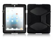 Shockproof waterproof protector case for iPad 2 3 4 with stand