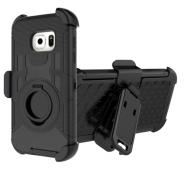 Rotated stand impact holster case for Galaxy S7 edge
