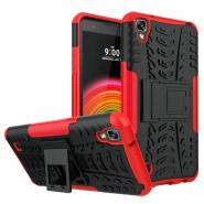 Rugged dazzle armor stand phone case for LG X Power