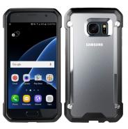 For Galaxy S7 S7 edge clear matte PC bumper case