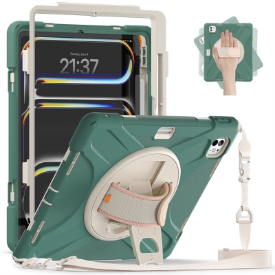 Heavy duty portable case for iPad pro 13 M5 anti...