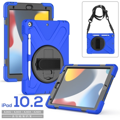 Rugged grip case for iPad 9th 10.2 with handle s...