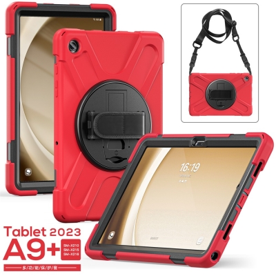 Handle strap portable case for Samsung tab A9+ 11inch X210 hybrid skin