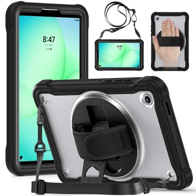 2 in 1 hybrid clear PC case for Samsung tab A11 8...