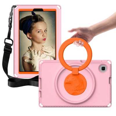 Ring stand EVA hawk case for Samsung tab A11 X135 Tab A9 kids guard cover with screen protector