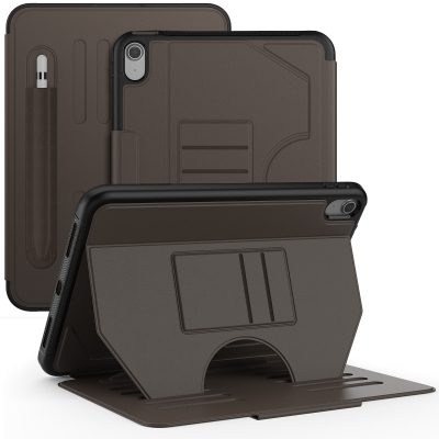 Deluxe foldable leather case for iPad 11th A1...