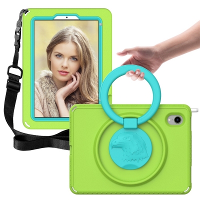 Ring bracket EVA hawk case for iPad mini A17 kids using cover with screen protector