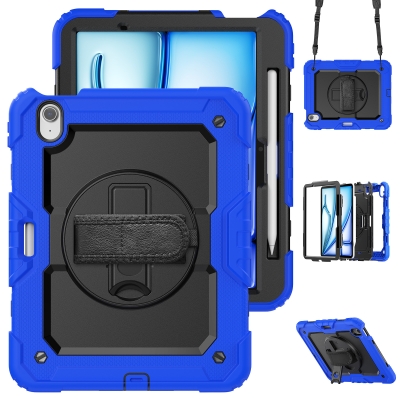 Heavy duty rugged grip case for iPad Air 11 customized cover with screen protector