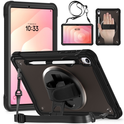 Ultra-slim frosting PC frame case for Samsung tab S11 11inch shield case with strap