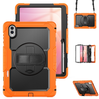 Heavy duty rugged handle stand case for Samsung tab S11 ultra 14.6 inch Protect rubber skin with screen protector