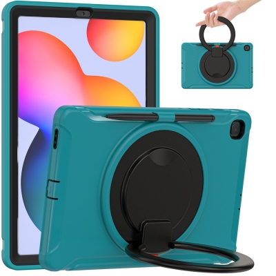 Wall mounted ring stand case for Samsung tab S6 lite P625 non-slip protect cover