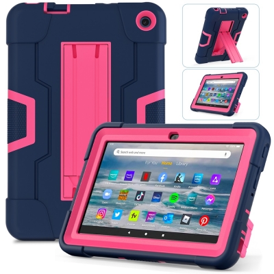Display desk kickstand case for Amazon fire HD 7 2022 mixed colors frame cover