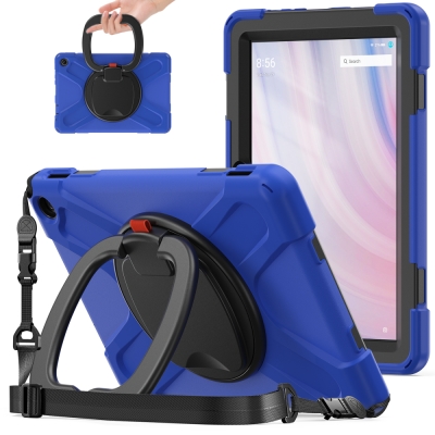 Tough durable ring bracket case for Amazon fire HD 10 2023 13th buffer silicone cover with carry strap