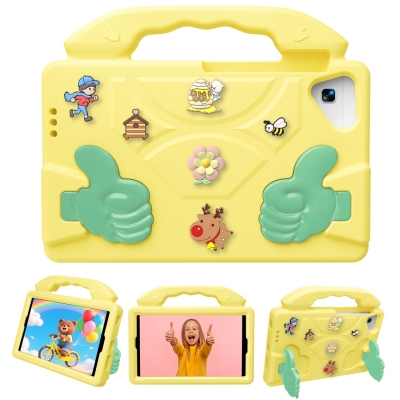 Fleek Cartoon de-stress fun case for Samsung tab A11 A9 8.7inch EVA foam anti-shock cover for child