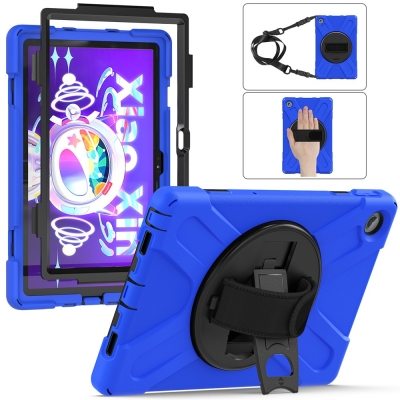 Heavy duty shock absorb case for Lenovo tab M10 Plus 3rd 10.6 TB-125F wristband cover