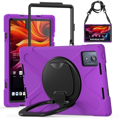 Hand hold ring bracket tough case for Lenovo tab K11 Plus 11.5 TB352FU full body protection skin armour