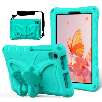 3D butterfly EVA foam soft case for Lenovo tab M8 4th TB301FU wing stand cover kids friendly