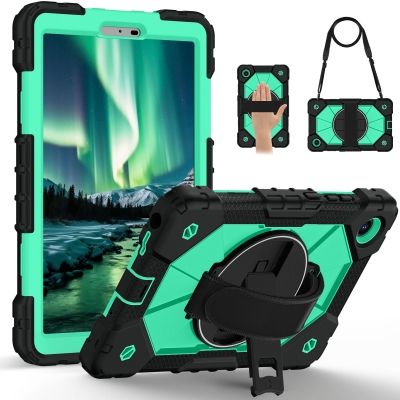 Anti-shock thick silicone airbag corner case for Lenovo tab One 8.7 TB-305FU hand band grasp cover