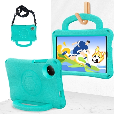 Football pattern kids safety EVA foam case for Redmi Pad SE 8.7 foldable stand bumper cover