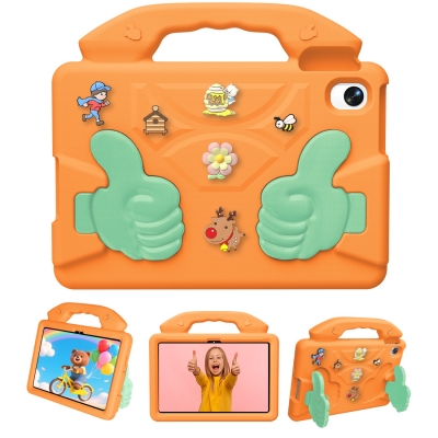 Lovely kids safety thumb up stand case for Redmi Pad 2 SE 9.7 washable cover POCO pad C1